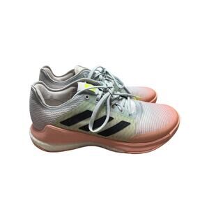 Adidas Crazyflight FX1781 Women’s 9.5 Halo Blue Pink BOOST Indoor Court Shoes